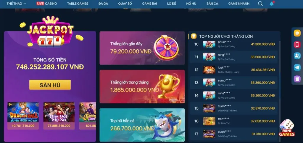 Hoàn Trả Thể Thao & Casino DR88